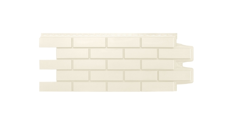 Фасадная панель GL Клинкерный кирпич Classic молочный