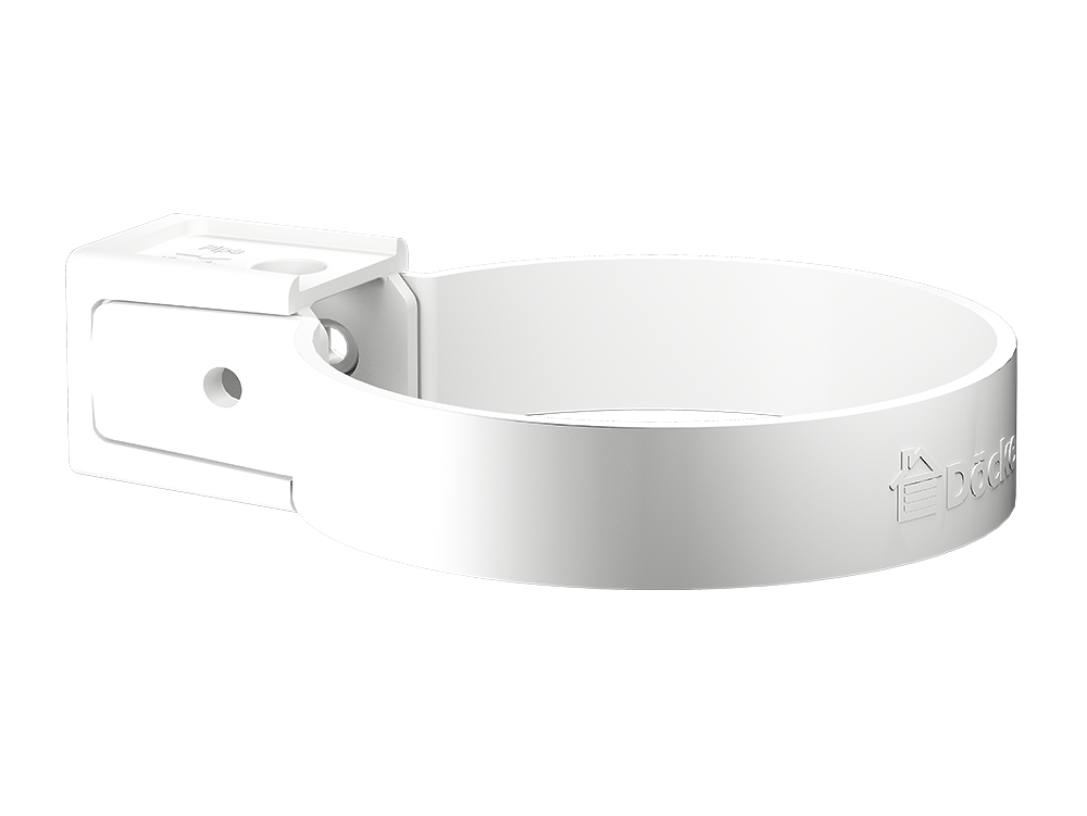 Хомут универсальный для водосточной трубы Premium, пломбир