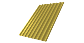 Профнастил С20R 0.45 PE RAL 1018 цинково-желтый