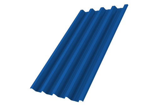 Профнастил Н60 R 0.7 PE RAL 5005 сигнальный синий