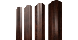 Штакетник М-образный B фигурный 0,45 Print Elite Cherry Wood TwinColor