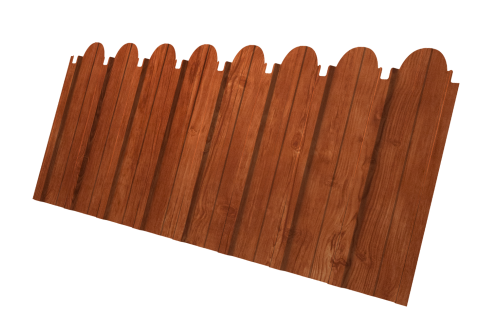 Профнастил С10A фигурный 0,45 Print Elite Rowan TwinColor