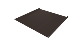 Фальц двойной стоячий Line Grand Line 0,5 PurPro Matt 275 с пленкой на замках RR 32 темно-коричневый