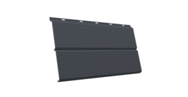 ЭкоБрус 0,345 Gofr GL 0.5 Satin RAL 7024 мокрый асфальт