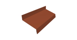 Отлив простой 50 0,5 PurLite Matt RAL 8004 терракота (2м)