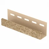 Планка J-trim Стоун-хаус Кварцит Темно-бежевый
