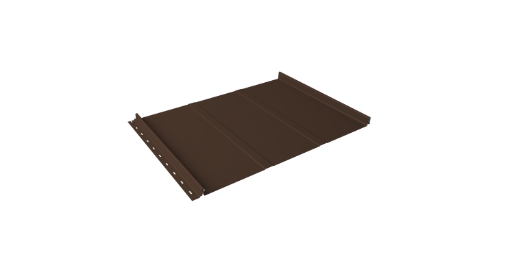 Кликфальц Line Grand Line 0.5 PurLite Matt с пленкой на замках RAL 8017 шоколад