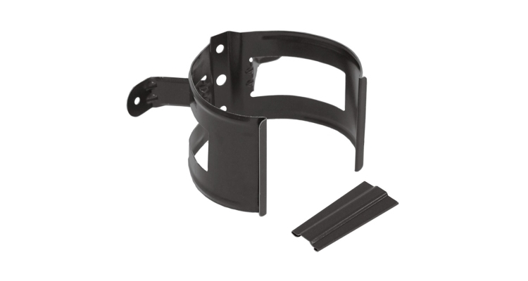 Кронштейн трубы на дерево 90 мм PU Мatt RR 32 темно-коричневый