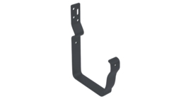 Крюк короткий полоса Vortex 127мм RAL 7024 мокрый асфальт