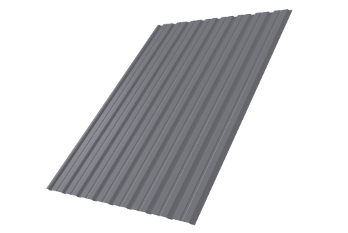 Профнастил С10В 0.45 PE RAL 7004 сигнальный серый