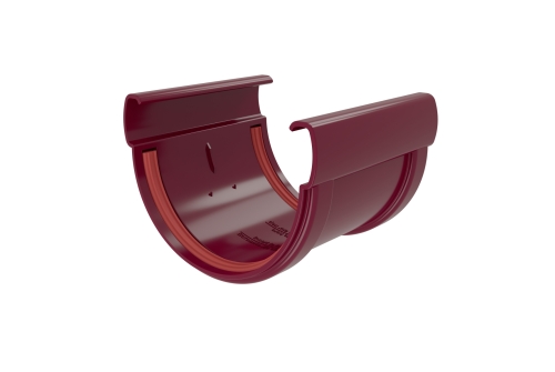 Соединитель желобов Дизайн 135 ПВХ Grand Line зеленый (RAL 6005)