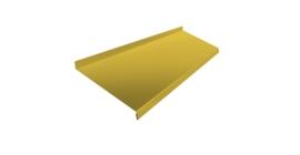 Отлив простой 250 0,45 PE с пленкой RAL 1018 цинково-желтый (3м)