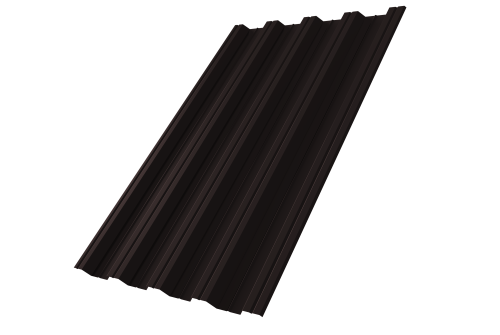 Профнастил НС44 Grand Line 0,5 Drap RAL 9005 черный