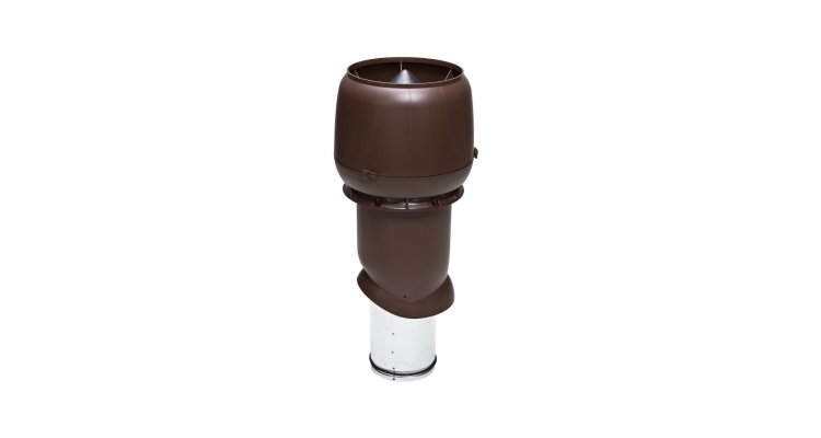 Выход вытяжки с колпаком 160/225/500/ИЗ коричневый