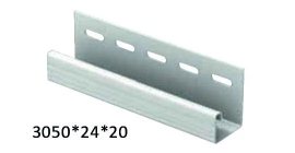 Планка J-трим сайдинга 3050 ЮП (уп 20 шт), цвет белый