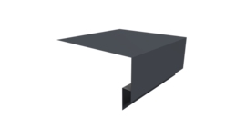 Планка околооконная сложная Блок-хаус new 200х75х27 0,45 Drap RAL 7024 мокрый асфальт (2м)