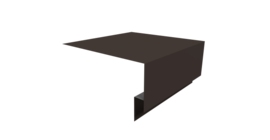 Планка околооконная сложная Блок-хаус new 200х75х27 0,45 Drap ST RR 32 темно-коричневый (2м)