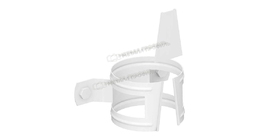 Держатель трубы (на дерево) Металл Профиль Foramina PUR D100 RAL 9010