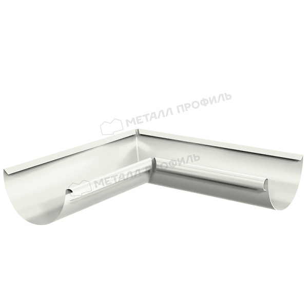 Угол желоба внутренний Металл Профиль GRANDSYSTEM D125х90 градусов RAL 9010
