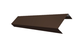 Ламель лицевая 50 забора жалюзи Texas 0.5 Velur X с пленкой RAL 8017 шоколад