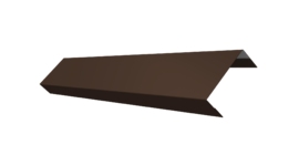 Ламель обратная 50 забора жалюзи Texas 0.45 Drap TR с пленкой RAL 8017 шоколад