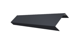 Ламель обратная 50 забора жалюзи Texas 0.45 Drap TX RAL 7024 мокрый асфальт