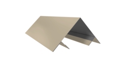 Планка угла внешнего составная верхняя 0,45 Drap TX RAL 1015 светлая слоновая кость (2м)