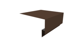 Планка околооконная сложная Экобрус Grand Line 200х75х25 0,5 Satin Matt RAL 8017 шоколад (3м)