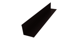 Угол внутренний 50х50 0,45 Drap TX RAL 9005 черный (3м)