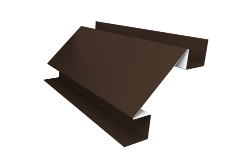 Угол внутренний сложный 75мм 0,45 Drap TX RAL 8017 шоколад (3м)