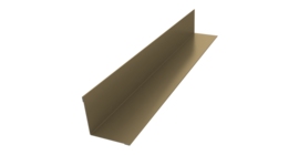 Угол внутренний 30х30 0,45 PE с пленкой RAL 1014 слоновая кость (3м)