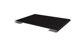 Планка стыковочная 0,45 Drap ST RAL 9005 черный (3м)