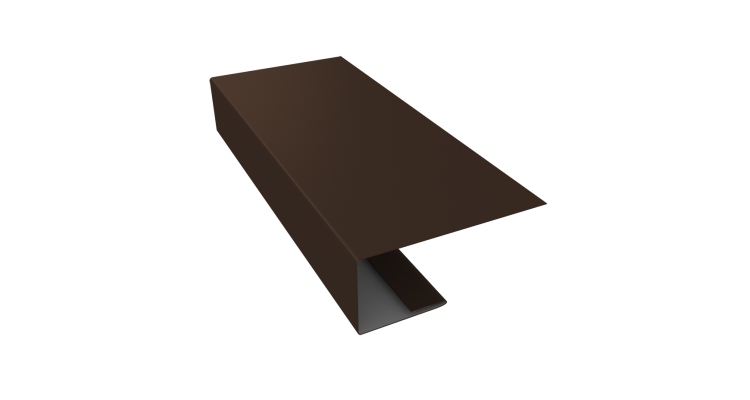 J-Профиль 18мм 0,45 Drap ST RAL 8017 шоколад (3м)