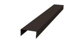 Крышка 45х20 жалюзи Texas 0,45 Drap RR 32 темно-коричневый (3м)