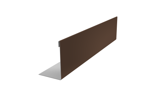 Нащельник 125 Texas 25х35 0,45 PE RAL 8017 шоколад (L1,8)