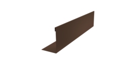 Нащельник 150 Texas 25х35 0,5 Velur X RAL 8017 шоколад (L2,0)