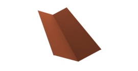 Планка ендовы верхней 145х145 0,45 Drap ST RAL 8004 терракота (2м)