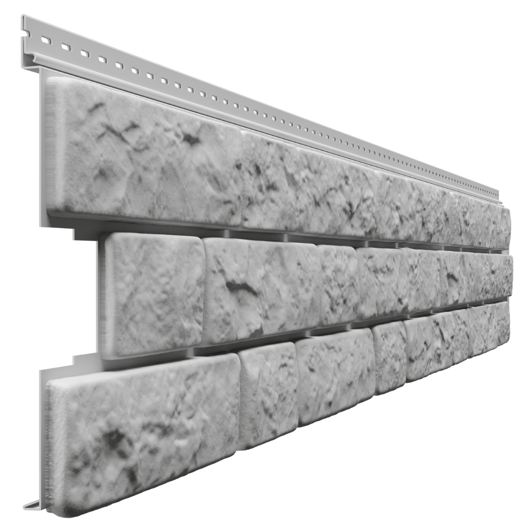 Сайдинг LUX под камень, Bergart, табак