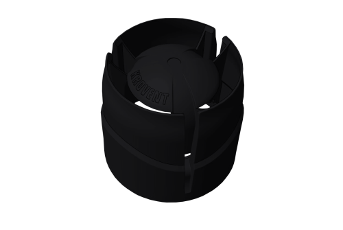 Колпак Krovent Hupcap 110 new черный