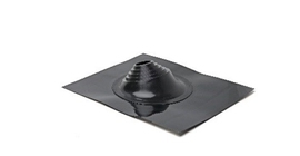 Проходной элемент MF угловой №1 (75-200мм) +185 EPDM (металлический окрашенный фланец) черный