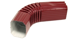 Колено прямоугольное Vortex RAL 3005 красное вино