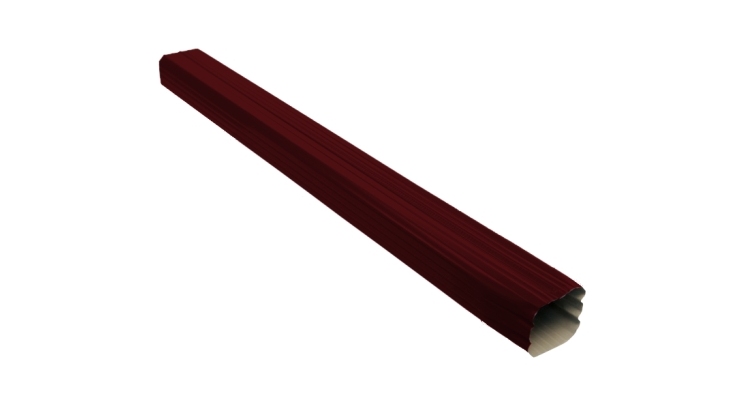 Труба прямоугольная Vortex 3м RAL 3005 зеленый мох